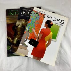 Christie's NY Interiors Auction Catalogues, 2008-2009, Set of Three